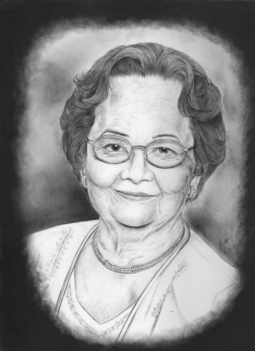 Pencil portrait